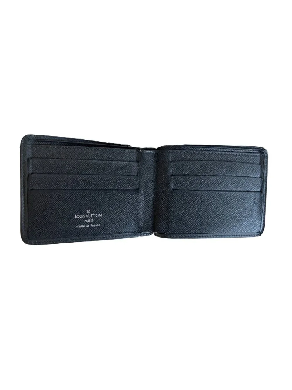 Louis Vuitton Black Leather Wallet